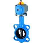 Butterfly valves - With pneumatic actuator