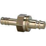 Stems and plugs for couplings DN 7.2 - DN 7.8, both sides sealing, brass