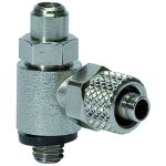 Flow control valves slotted screw