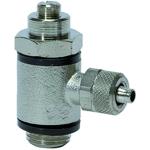 Flow control valves slotted screw V