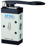 5/2-way valves - manually operated, for panel mounting