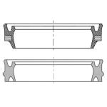 Rod wiper seals type NPSL, NPSL-P