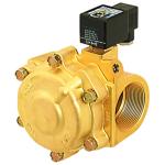 Solenoid valves, closed when de-energised, pilot-operated