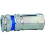 Quick disconnect couplings DN 10, galvanised  steel, brass, robust and durable »stream line«