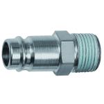 Stems and plugs for couplings DN 10, hardened, nickel-plated steel