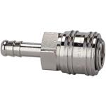 Quick disconnect couplings DN 7.2, nickel-plated brass