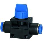 Shut-off valves with plug connection »Blue Series«