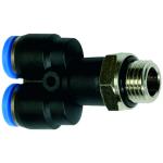 Male branch Y-fittings »Blue Series«