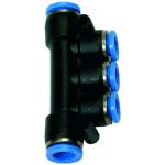 Tee distributors with plug connection »Blue Series«