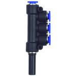 Tee distributors with push-in plug »Blue Series«
