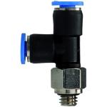 Male branch tees, angled plug connections, mini »Blue Series« mini