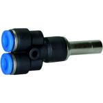 Y unions with push-in plug, 
mini »Blue Series« mini