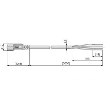 K-ANSCHLUSSKABEL STECKER PF3W