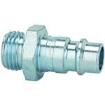 Stems and plugs for couplings DN 7.2 - DN 7.8, hardened, galvanised steel