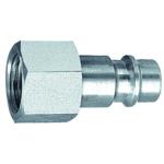 Stems and plugs for couplings DN 7.2 - DN 7.8, stainless steel 1.4305