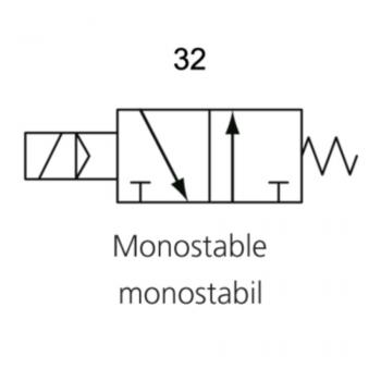 K-WV 3/2 ELEKTROPNEU MONO OFFEN 3V