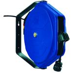 Electric cable winder, hose holders