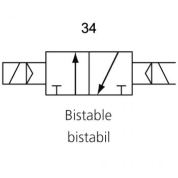 K-WV 3/2 ELEKTROPNEU BISTABIL 3V