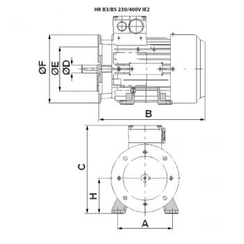 HK B3/B5 230/400V IE2