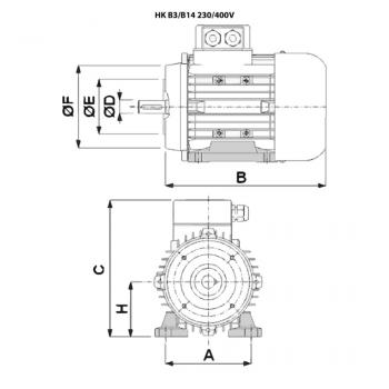 HK B3/B14 230/400V