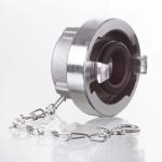 Cap fire hose couplings